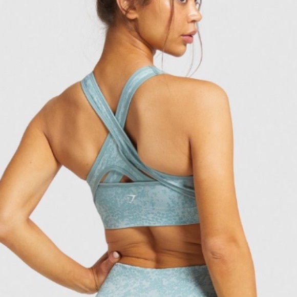 Gymshark NWT Adapt Pattern Seamless Sports Bra - Picture 2 of 13